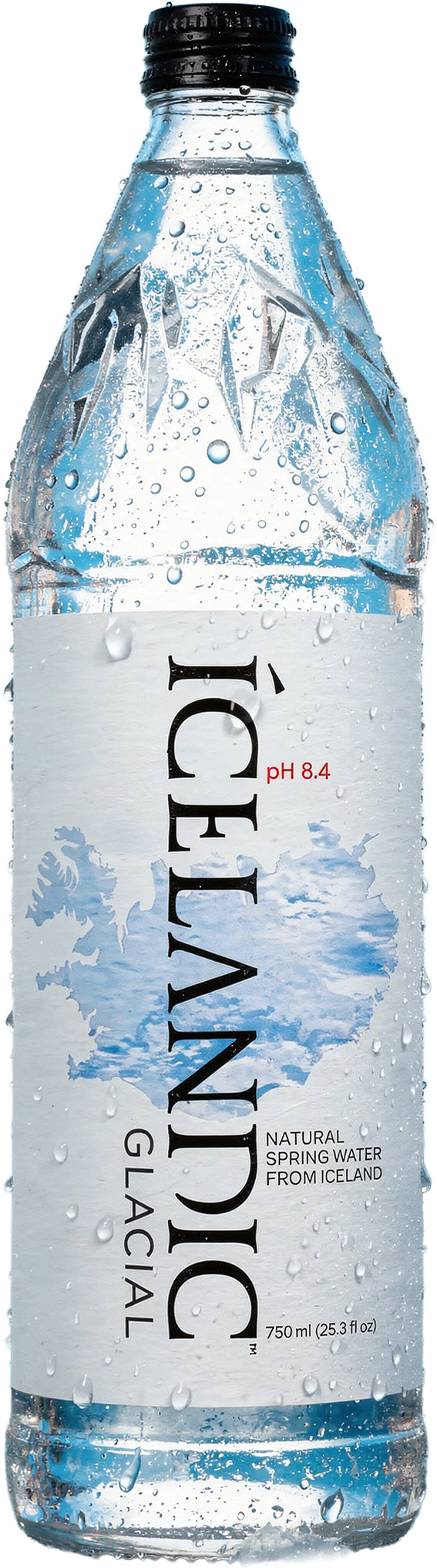 Icelandic Glacial Still Natural Spring Mineral Water in Glass 12 Pack Case